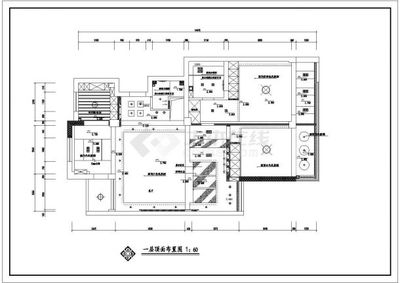 某住宅楼两室两厅室内装修及水电施工图设计要点解析